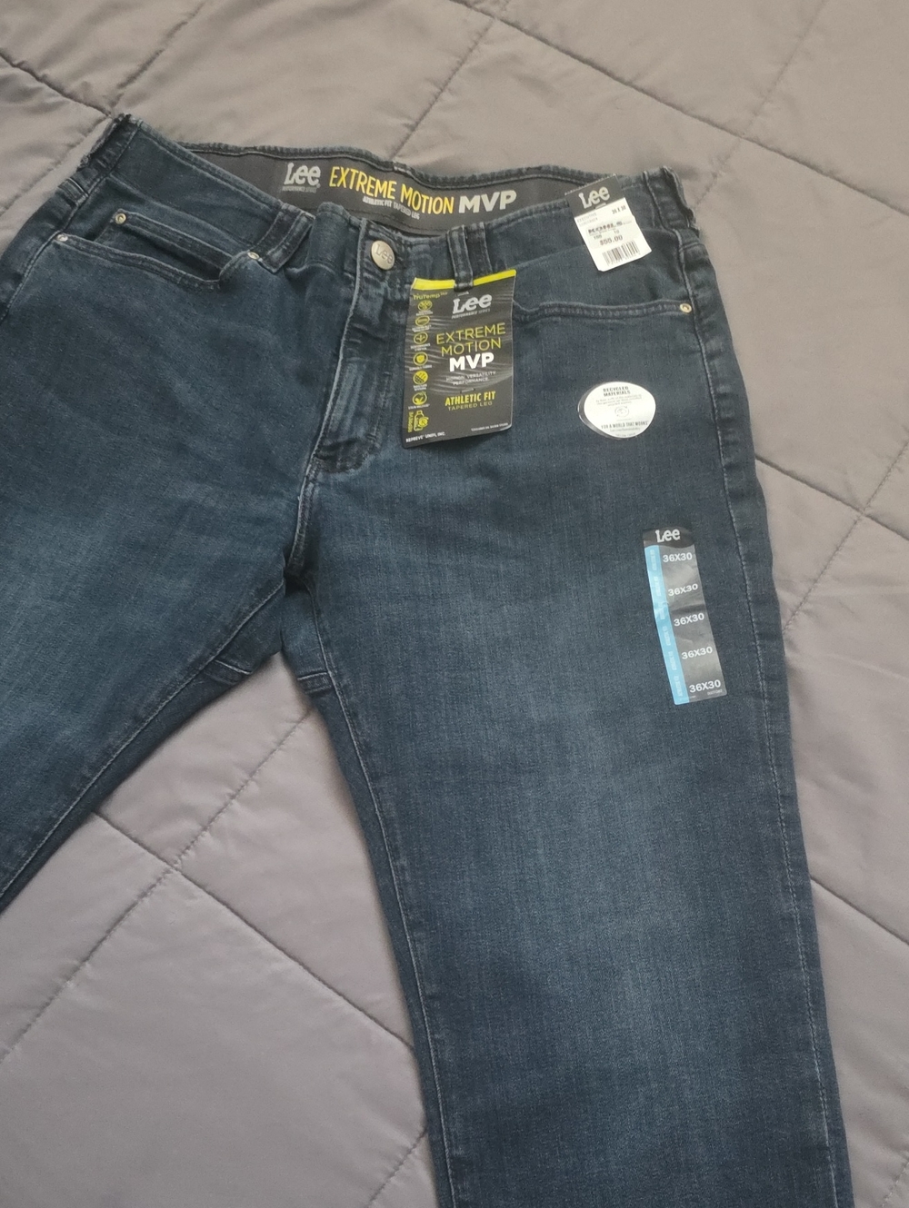 Lee Men's Slim Straight Jeans - Dark Blue Wash